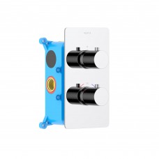 Смеситель для душа AQUATEK Европа AQ1391CR термостатический встраиваемый хром